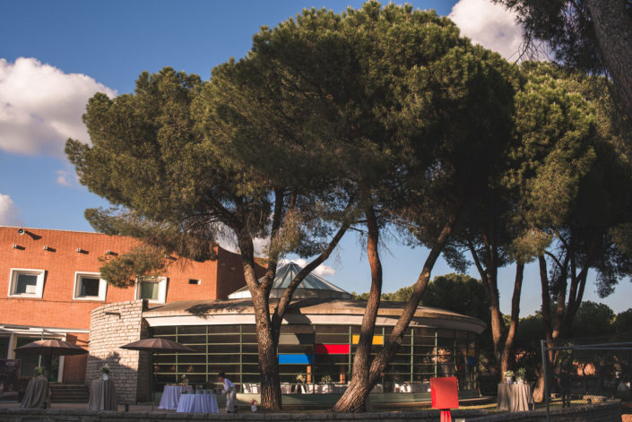 Catering al aire libre en el Instituto Eduardo Torroja