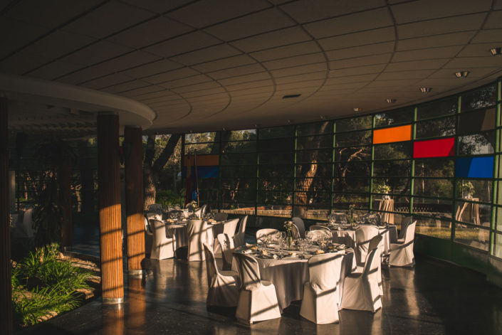 Cena en el salón del Instituto Eduardo Torroja