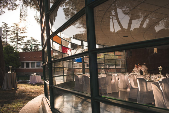 Cena en el salón del Instituto Eduardo Torroja