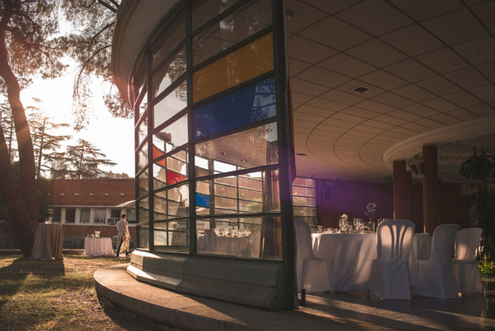 Cena en el salón del Instituto Eduardo Torroja