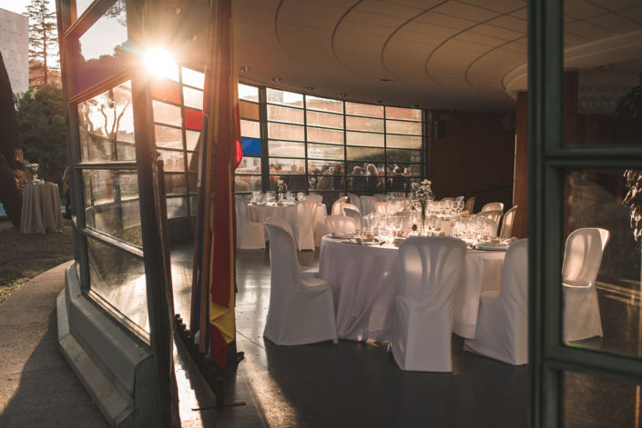 Cena en el salón del Instituto Eduardo Torroja