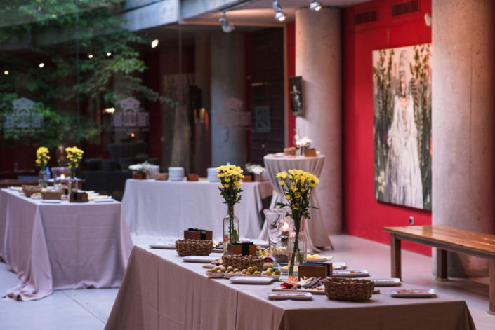 Catering de bienvenida en el Jardín Botánico