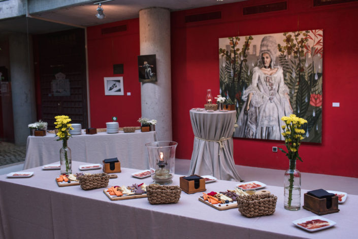 Detalle del Catering en el Jardín Botánico