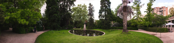 Jardines en el Catering en el Jardín Botánico