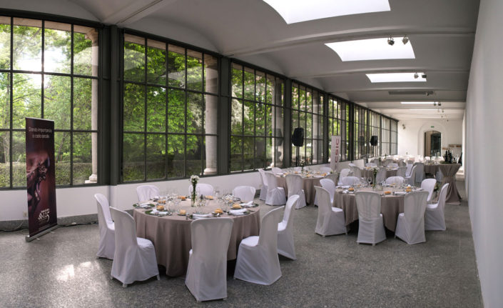 Mesas en el Catering en el Jardín Botánico