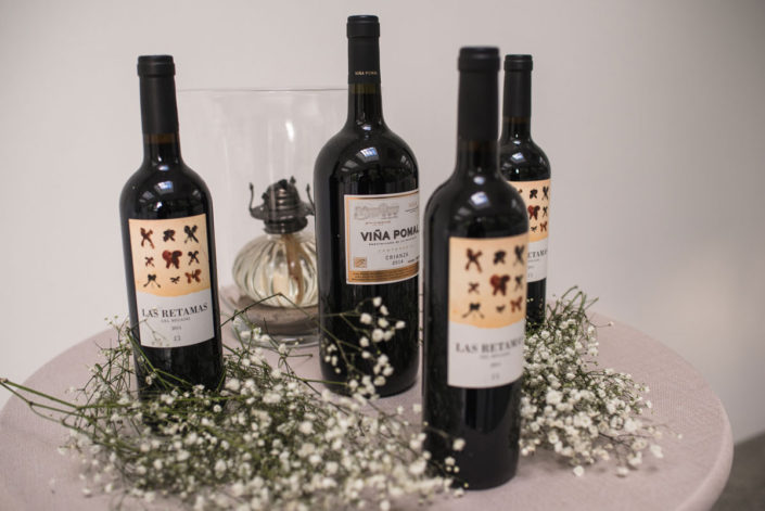 Vinos en el catering del Jardín Botánico