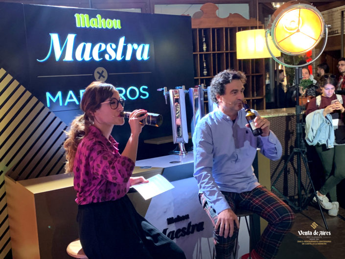 "Eventos Mahou" en Venta de Aires con Pepe Rodríguez y Ana Morgade