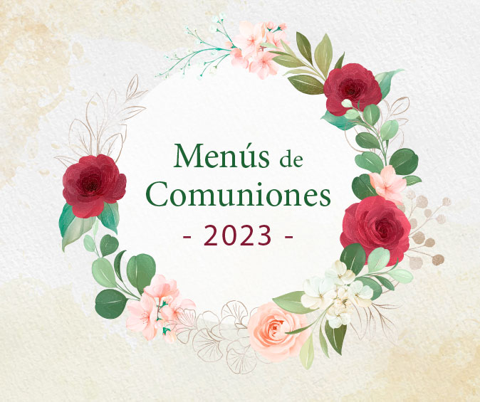 Menús comuniones 2023